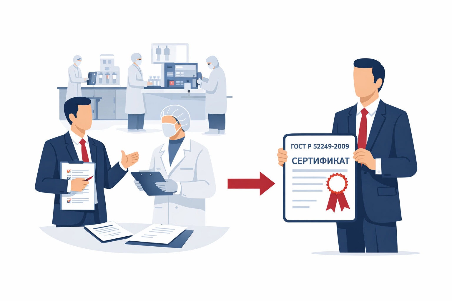Процедура сертификации ГОСТ Р 52249-2009 в Алуште